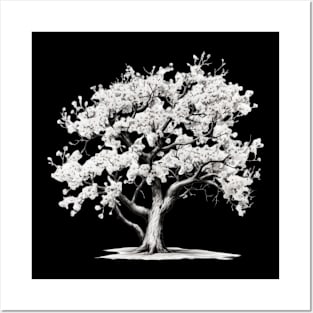 Nature's Blossom - Tranquil Tree and Blossom Design Posters and Art